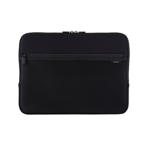 PC用インナーバッグ/ネオプレン/15.6インチ/ファスナーポケット/ブラック