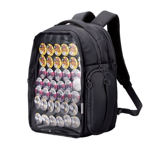 バックパック/推しごとバッグ/痛バッグ/Mサイズ/フロントパーツ着脱可能/擬態モード/推し活モード/ブラック