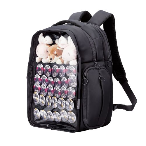 バックパック/推しごとバッグ/痛バッグ/Mサイズ/フロントパーツ着脱可能/擬態モード/推し活モード/ブラック