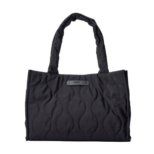 トートバッグ/キルティング/オニオンスティッチ/ブラック