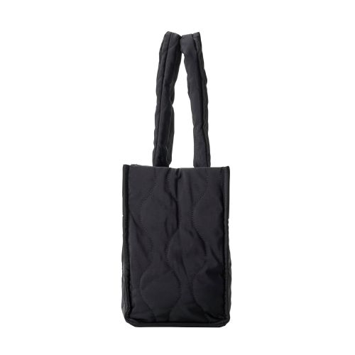 トートバッグ/キルティング/オニオンスティッチ/ブラック