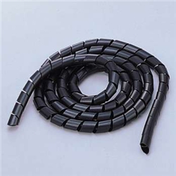 ケーブルスパイラルチューブ/内径12mm/ブラック