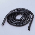 ケーブルスパイラルチューブ/内径12mm/ブラック