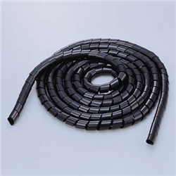 ケーブルスパイラルチューブ/内径20mm/ブラック