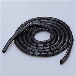 ケーブルスパイラルチューブ/内径9mm/ブラック