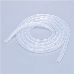 ケーブルスパイラルチューブ/内径9mm/クリア