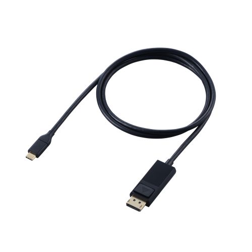 変換ケーブル/USB Type-C - DisplayPort/1.0m/ブラック