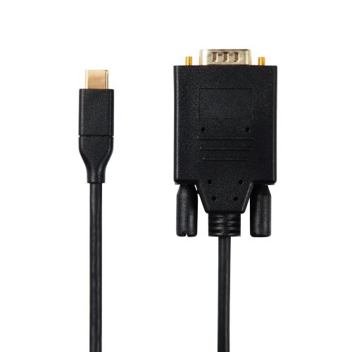 変換ケーブル/USB Type-C - VGA/1.0m/ブラック
