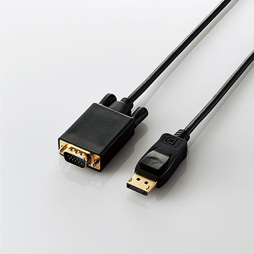 変換ケーブル/DisplayPort - VGA/1.0m/ブラック