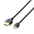HDMI-Miniケーブル/イーサネット対応/1.5m/ブラック