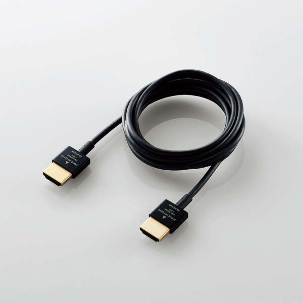 HDMIケーブル/Premium/スーパースリム/1.5m/ブラック