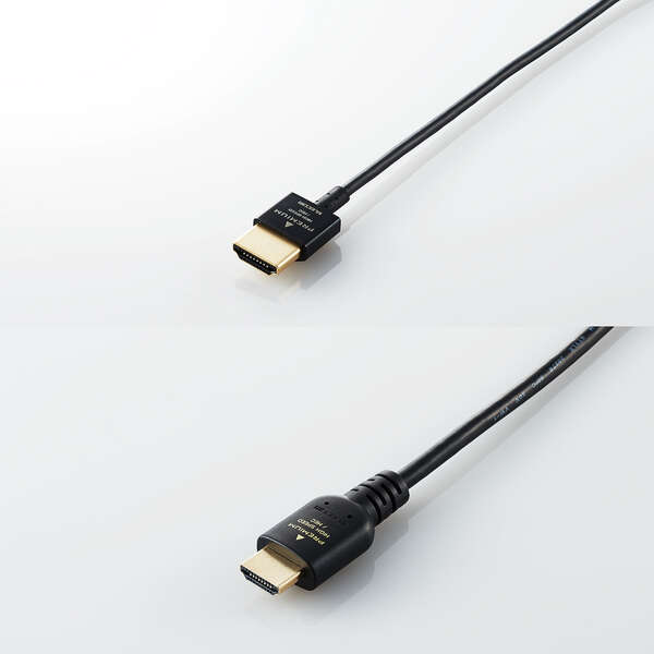 HDMIケーブル/Premium/スーパースリム/1.5m/ブラック