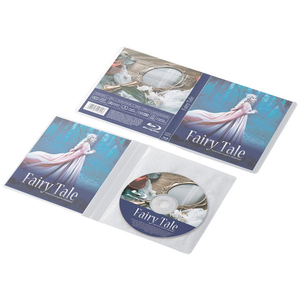 市販ディスク圧縮ケース/Blu-ray対応/1枚収納/30枚/ホワイト