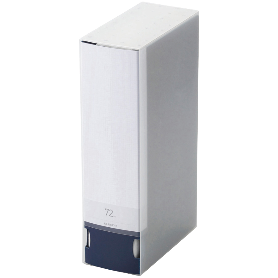 CD/DVD/Blu-ray対応ファイルケース/72枚収納/ブルー