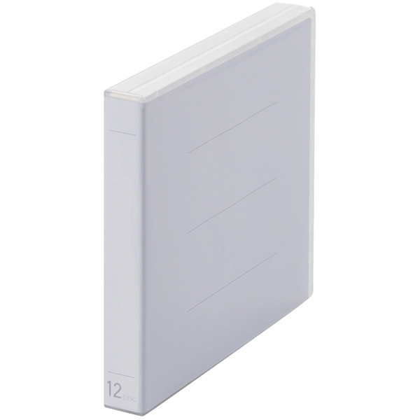 Blu-ray・DVD・CD対応クリアケース/12枚収納/クリア