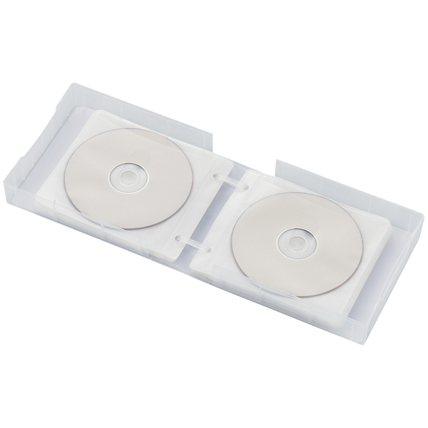 Blu-ray・DVD・CD対応クリアケース/36枚収納/クリア