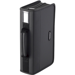 CD/DVDケース/ファスナー付/96枚入/ブラック