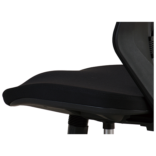 オフィスチェア/メッシュ張り/ブラック