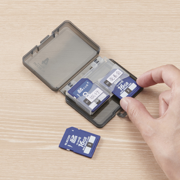 SDカードケース/4枚収納/SD