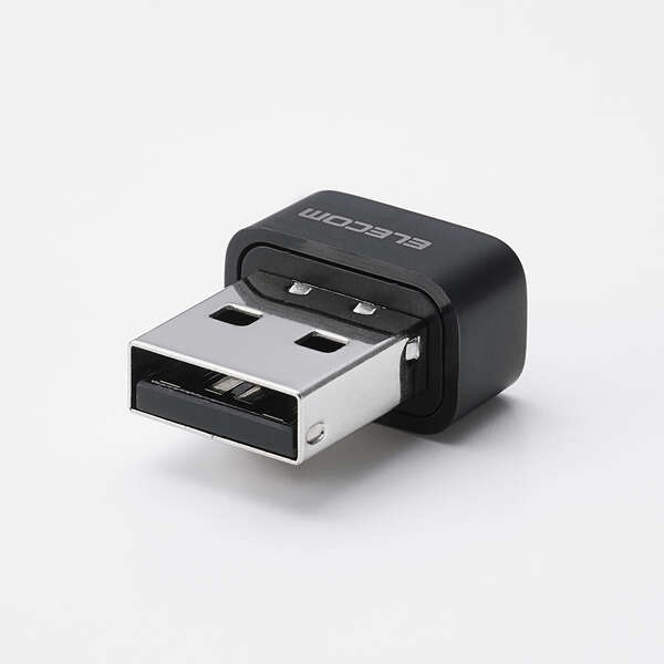 指紋認証リーダー/ドングルタイプ/Windows対応/MoC方式/USB-Aプラグ/ブラック
