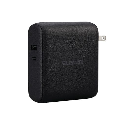 モバイルバッテリー/リチウムイオン電池/AC一体型/おまかせ充電対応/USB Power Delivery対応/20W/10000mAh/USB-C出力1ポート/USB-A出力1ポート/PSE適合/ブラック