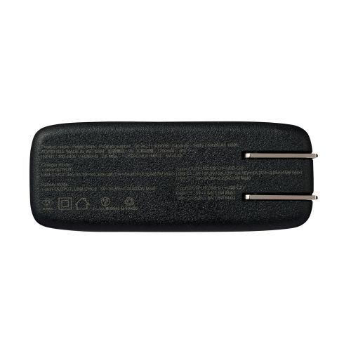 モバイルバッテリー/リチウムイオン電池/AC一体型/おまかせ充電/USB PD/最大67W/5000mAh/USB-C入出力×2/PSE適合/ブラック