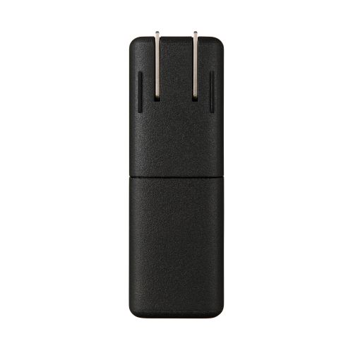モバイルバッテリー/リチウムイオン電池/AC一体型/USB PD/30W/5000mAh/USB-C入出力/USB-A出力/PSE適合/ブラック