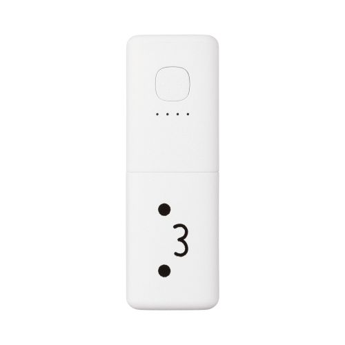 モバイルバッテリー/リチウムイオン電池/AC一体型/USB PD/30W/5000mAh/USB-C入出力/USB-A出力/PSE適合/しろちゃん