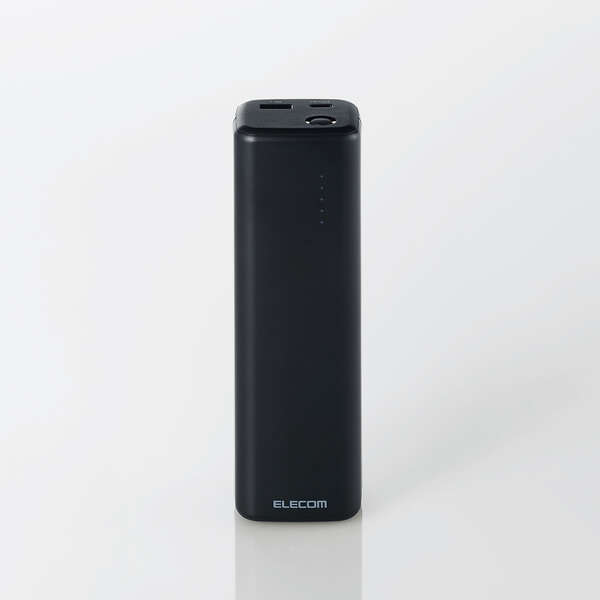 モバイルバッテリー/USB Power Delivery認証/20100mAh/52.5W/USB-C 1ポート/USB-A 1ポート/ブラック