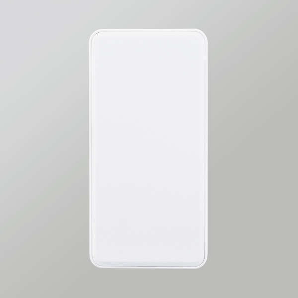 リン酸鉄モバイルバッテリー/12000mAh/USB Power Delivery/20W出力/USB-A出力1ポート/USB-C入出力1ポート/ホワイト