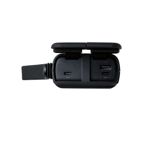 リン酸鉄モバイルバッテリー/30000mAh/防水・防塵/IP44/USB Power Delivery/45W出力/USB-A×1/USB-C×1/ブラック