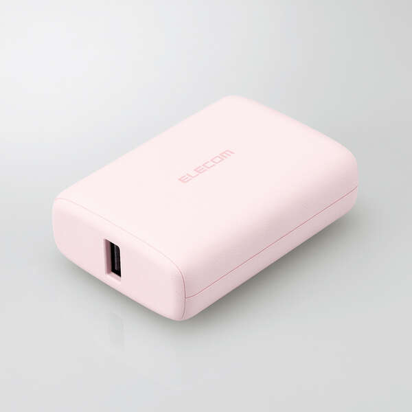 モバイルバッテリー/リチウムイオン電池/USB PD/20W/10000mAh/USB Type-C入出力×1/USB-A出力×1/ピンク