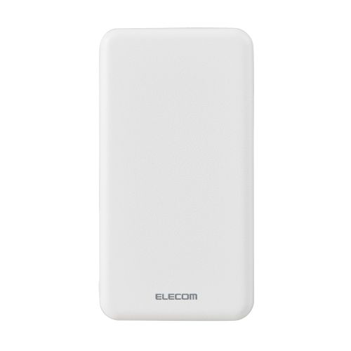 モバイルバッテリー/リチウムイオン電池/20000mAh/USB PD対応/20W/USB-C入出力×2/ホワイト