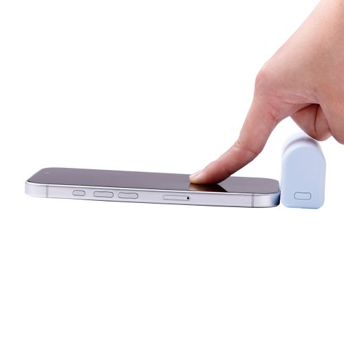 モバイルバッテリー/リチウムイオン電池/直挿し/180度スイングコネクタ/22.5W/5000mAh/USB-C/USBCコネクタ/ブルー