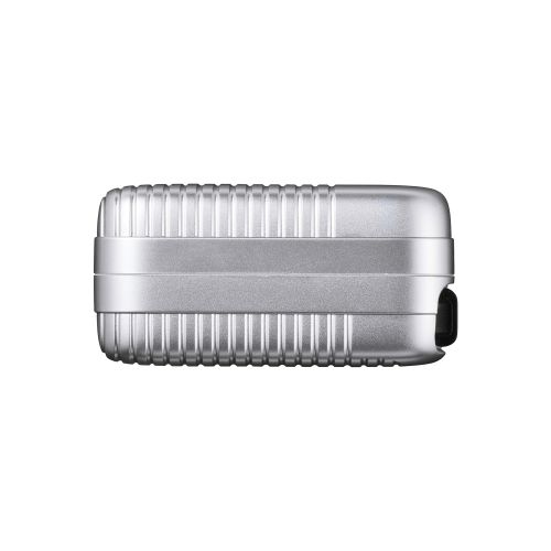 モバイルバッテリー/リチウムイオン電池/巻取り式USB-Cケーブル一体型/30W/10000mAh/USB-C/USB-A/シルバー