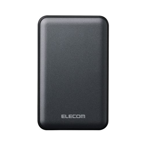 モバイルバッテリー/リチウムイオン電池/巻取り式USB-Cケーブル一体/残量表示/22.5W/10000mAh/USB-C/USB-A/ブラック