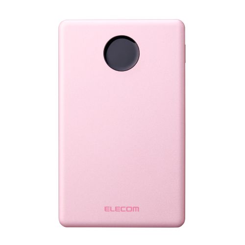 モバイルバッテリー/半固体Li電池/残量表示/35W/10000mAh/USB-C×2/USB-A/ピンク