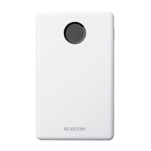 モバイルバッテリー/半固体Li電池/残量表示/35W/10000mAh/USB-C×2/USB-A/ホワイト