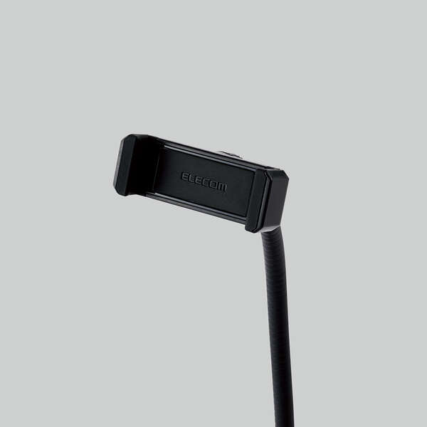 LEDリングライト/16cm/クリップスタンド/3色モード/10段階調光/USB給電/ブラック