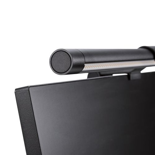 モニター掛け式LEDライト/無段階調節/8.5W/約250～920lm/ブラック