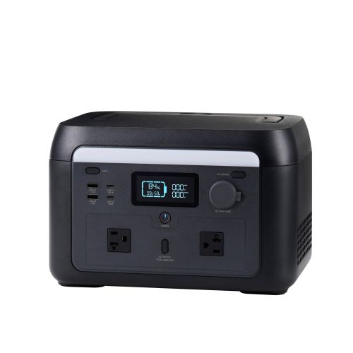 ポータブル電源/512Wh/AC定格出力600W/AC×2/USB-C×2/USB-A×2/シガーソケット/ブラック