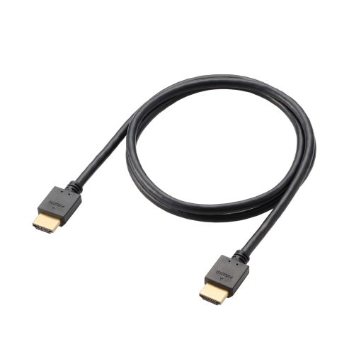 HDMIケーブル/HDMI1.4/イーサネット対応/ハイスピード/1.0m/ブラック