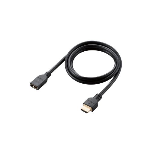 HDMI延長ケーブル/4K60P対応/1.0m/ブラック