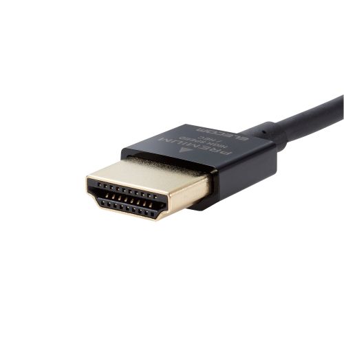 HDMIケーブル/Premium/スーパースリム/micro/1.0m/ブラック