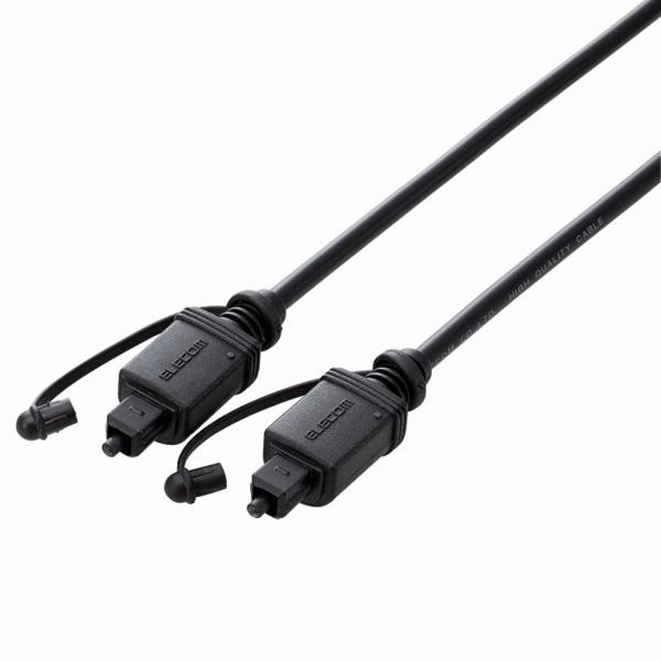 光デジタルオーディオケーブル/2.0m/ブラック