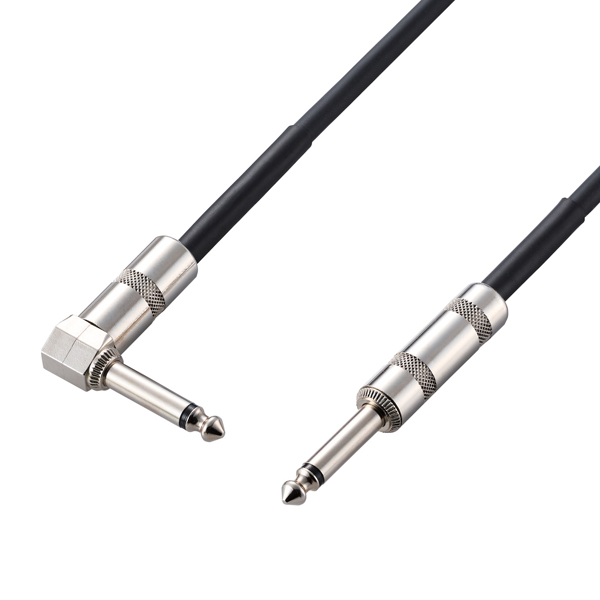 楽器用ケーブル/シールド/L字/3m/ブラック