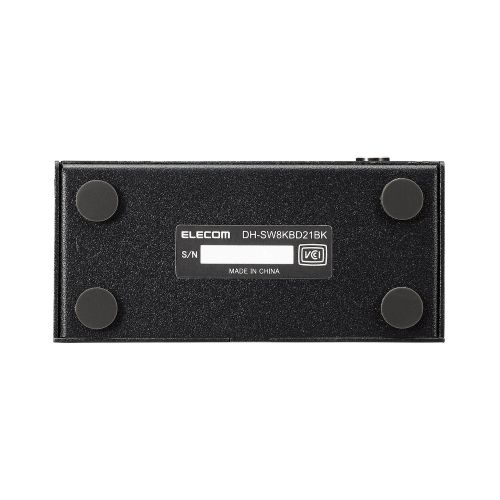 HDMI切替器/8K60Hz対応/双方向/メタル筐体/ブラック