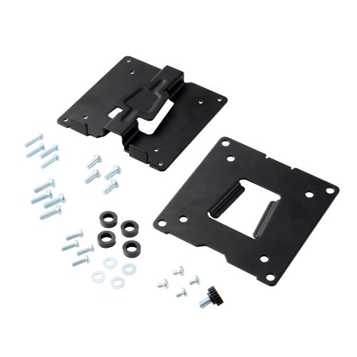 VESAブランケット/クイックリリース式/ネジ固定/VESA規格対応/モニターアーム専用/ブラック