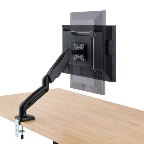 VESAブランケット/クイックリリース式/ネジ固定/VESA規格対応/モニターアーム専用/ブラック