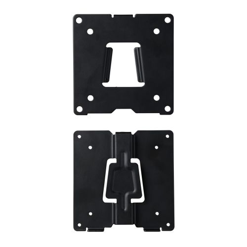 VESAブランケット/クイックリリース式/ネジ固定/VESA規格対応/モニターアーム専用/ブラック